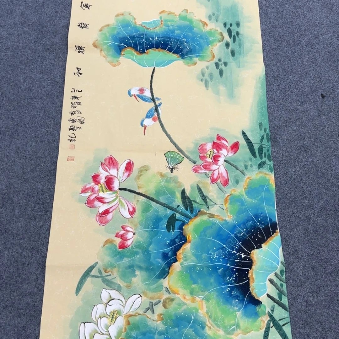 小***子国画绘画作品欣赏展示
