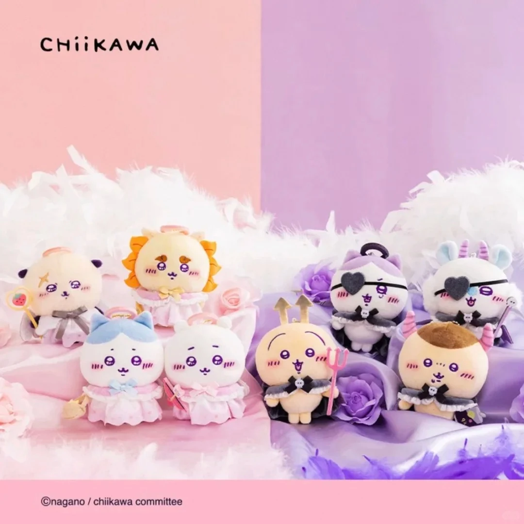 【chiikawa正版盲盒全毛绒100%】吸血鬼狼人/三丽鸥联名/恶魔天使