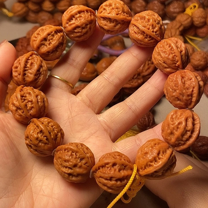 文玩核桃手串珊瑚八棱
