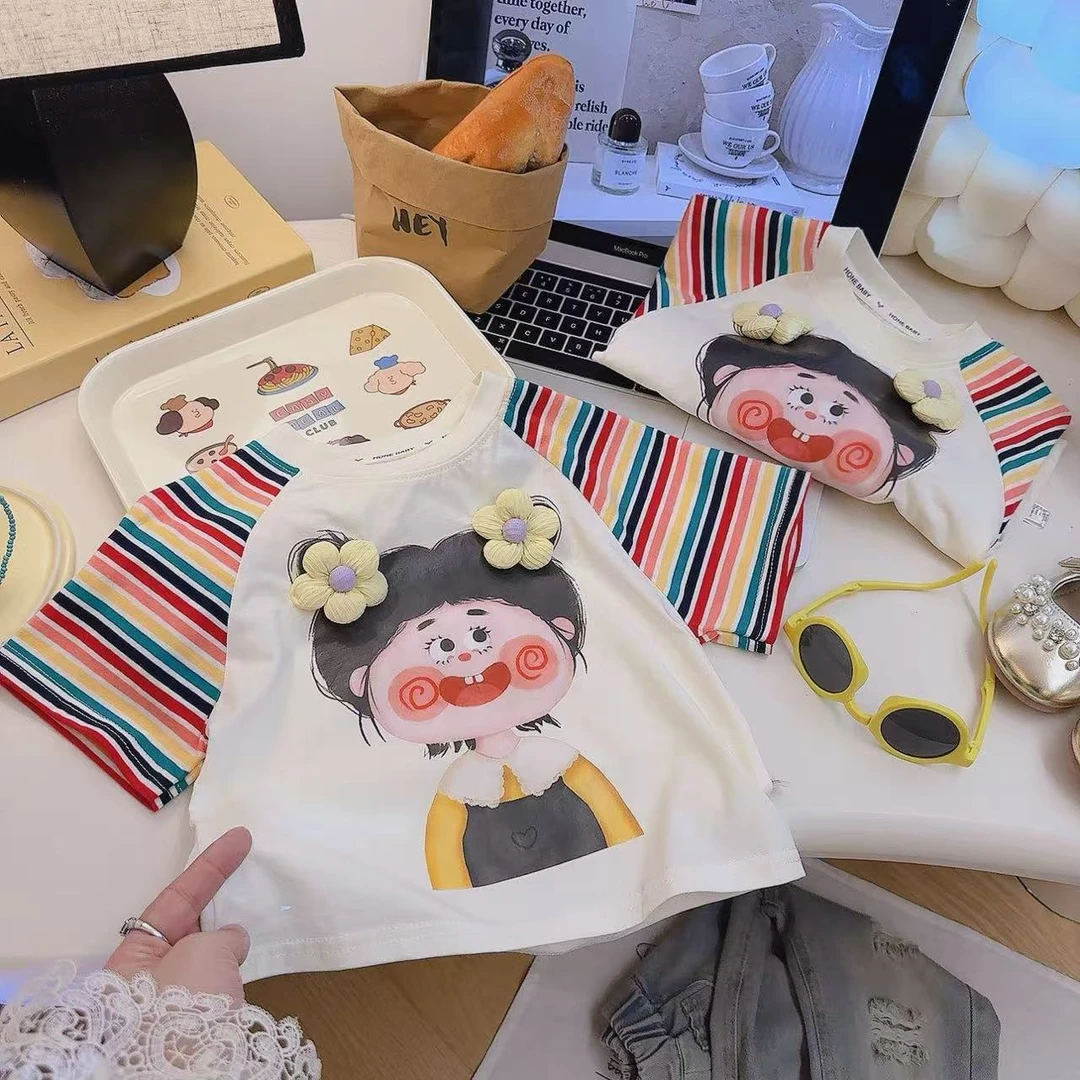 (默认微瑕微脏下单备注编码)春夏秋儿童衣服洋气休闲时尚百搭