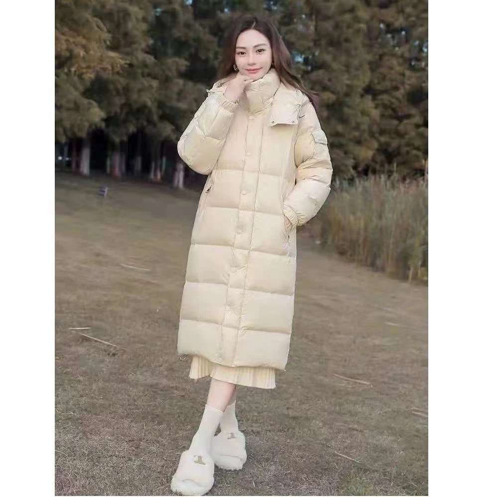 【专柜现货】2025情侣款  加厚长款M  白鹅绒外套