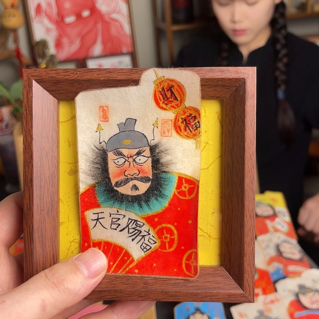 光*纯手绘钟馗文创画