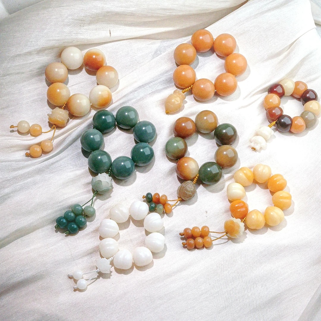 大尺寸菩提手捻设计款创意原创手作 指尖文玩菩提根盘玩