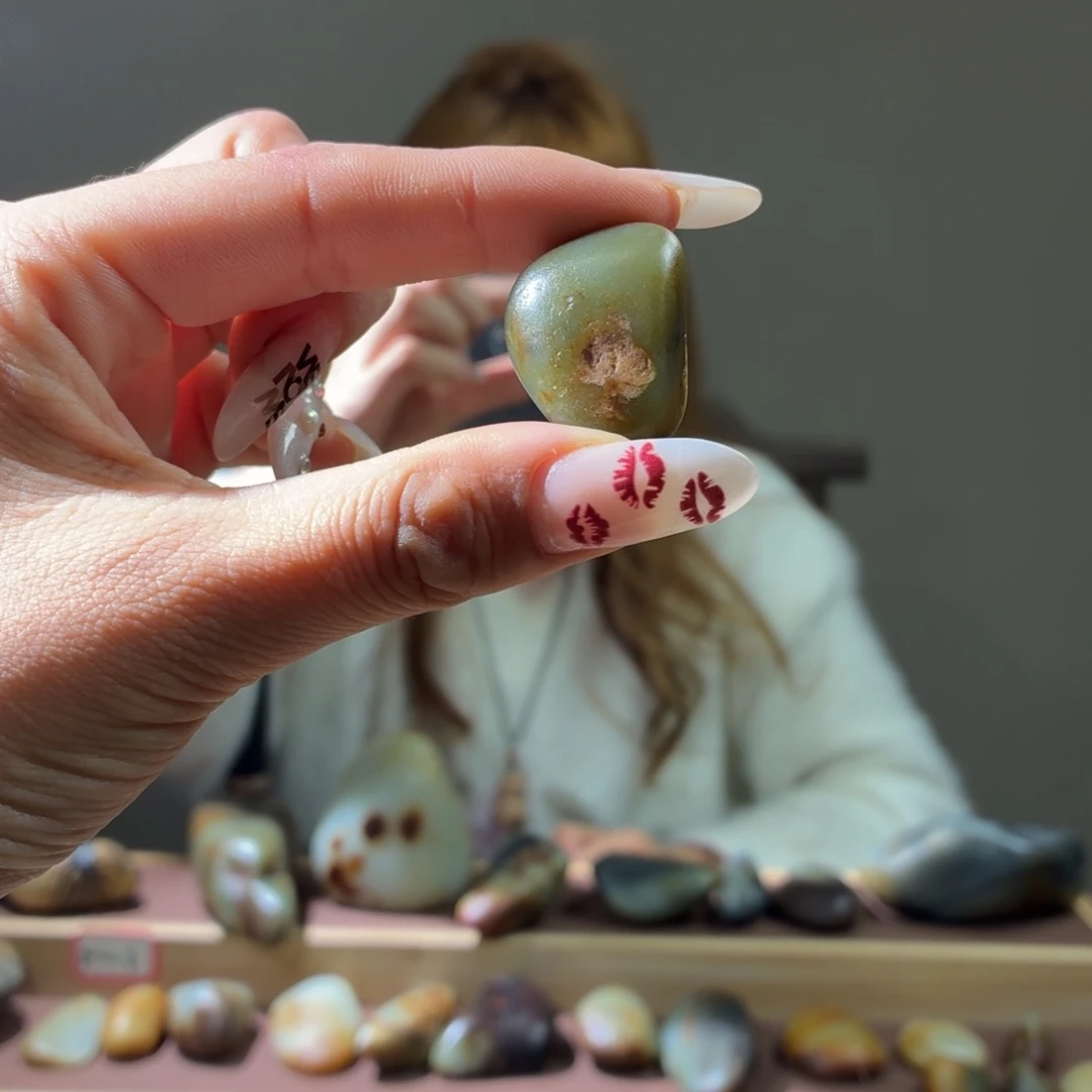 和田玉未镶嵌挂件13.9