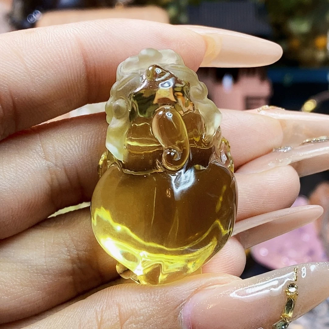 水晶颈饰未镶嵌霖*儿吊坠