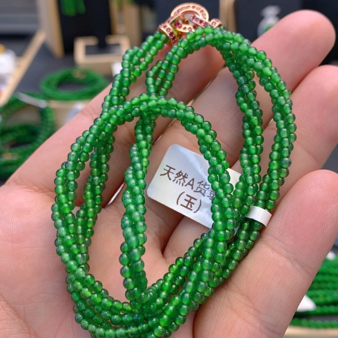 翡翠颈饰未镶嵌卡2.5