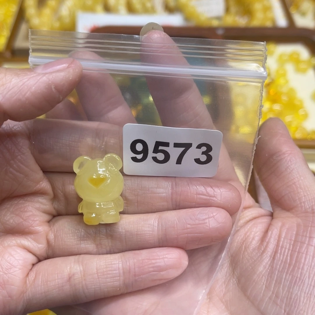 未镶嵌毛衣链琥珀蜜蜡