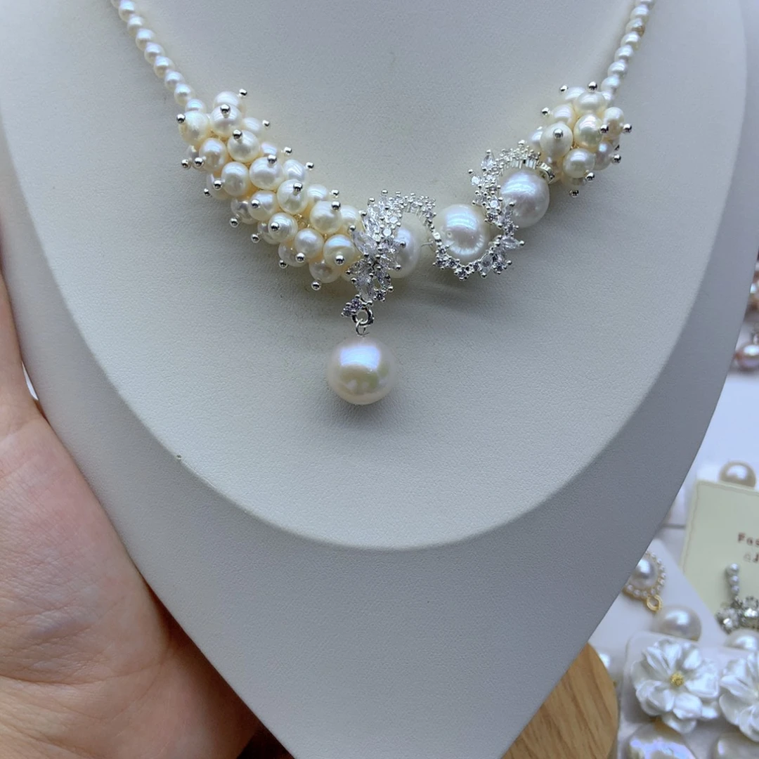 未镶嵌淡水珍珠耳饰