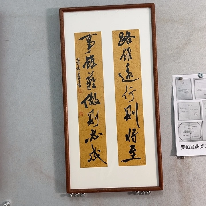 书法罗柏发老师的作品