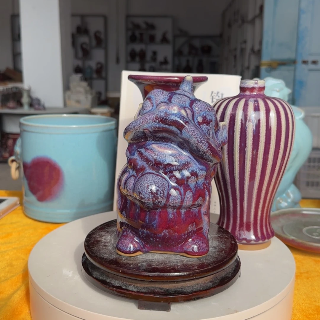 陶摆件郑家钧瓷摆件