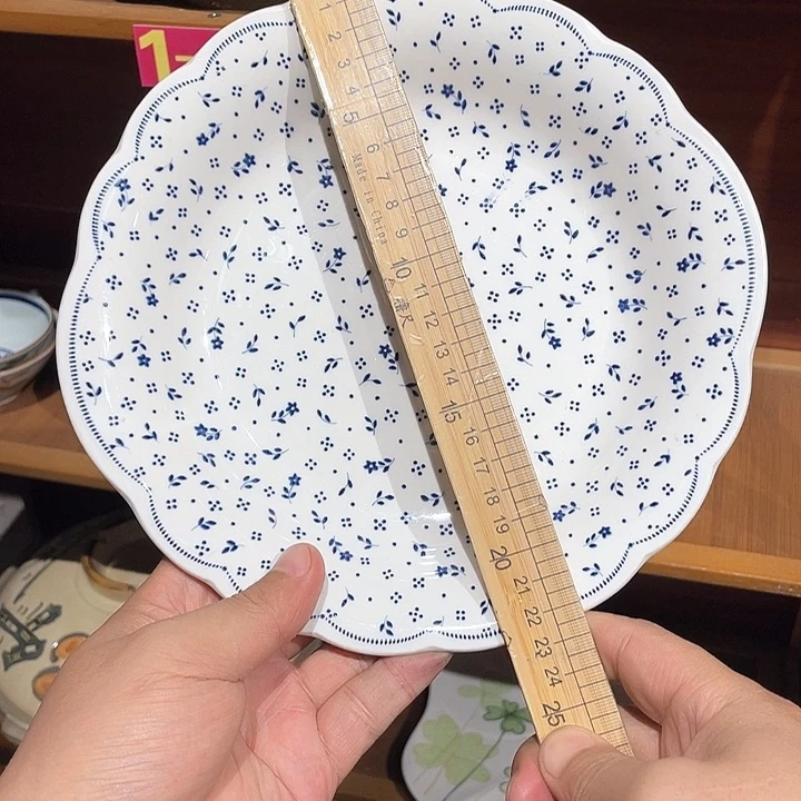 紫砂第185号，日光底款满内绘双耳大深盘