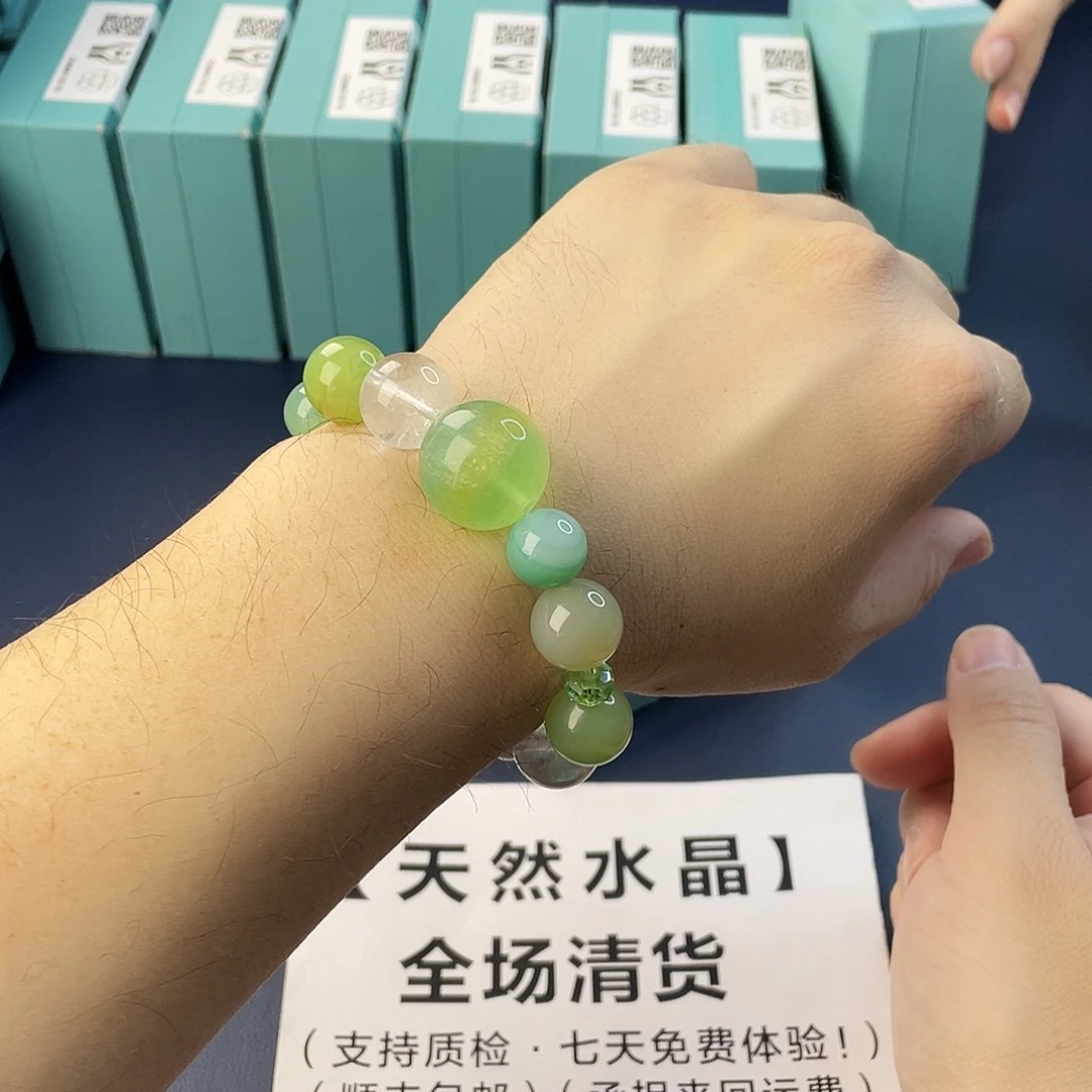 手链银S925镶嵌水晶