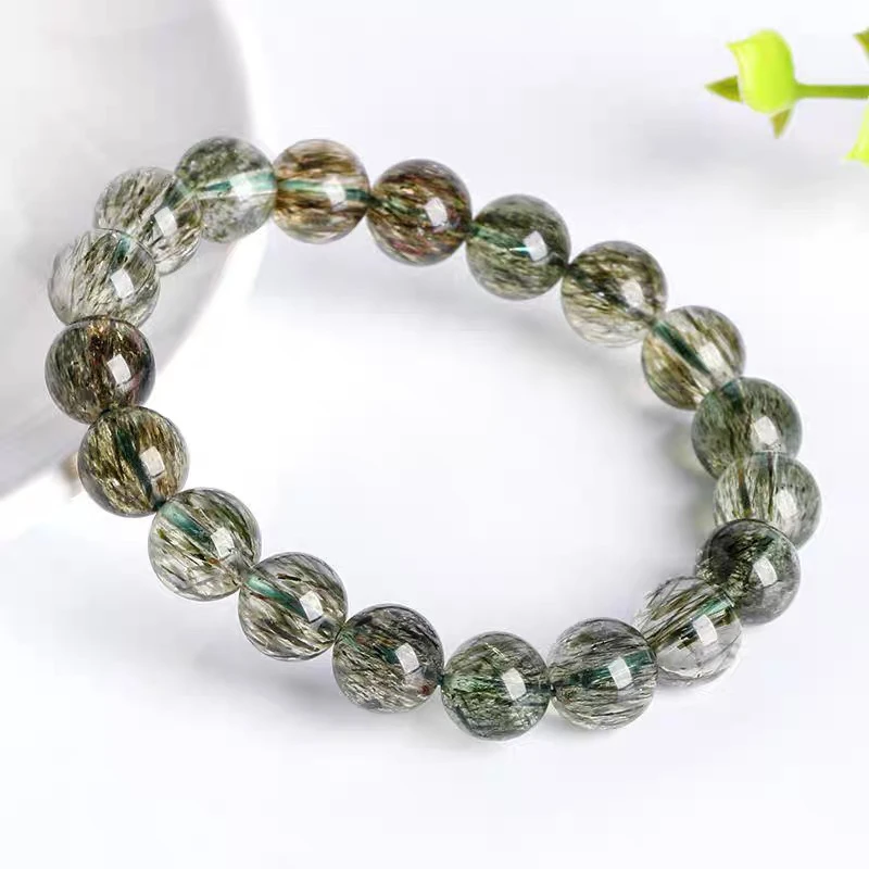 WD487天然绿发晶手串时尚百搭多样性只发一件