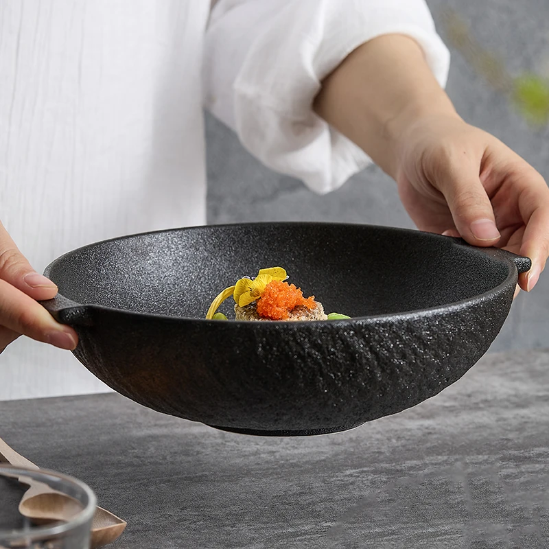 防烫双耳汤碗大号汤盆高颜值2025新家用水煮鱼大盆碗泡面碗日式碗