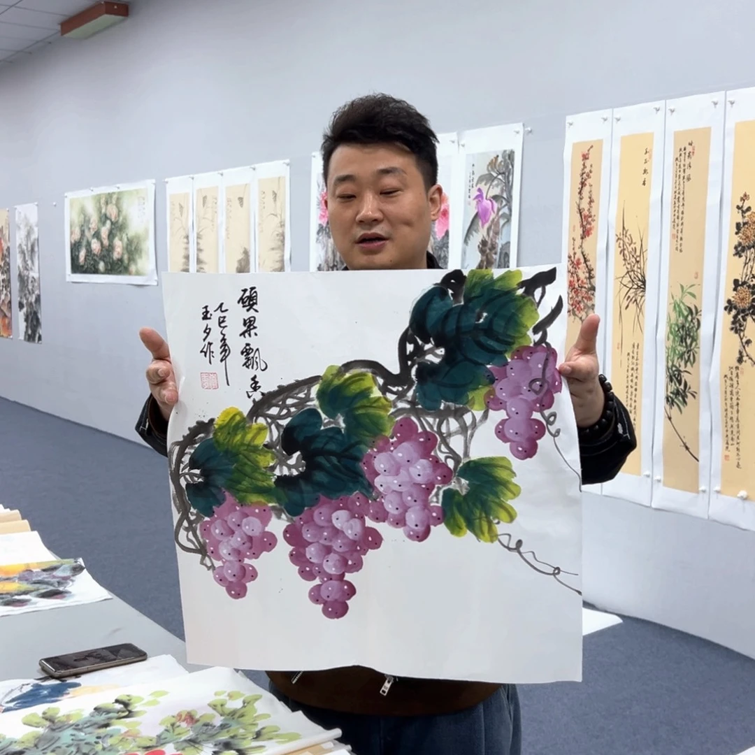 国画国画作品宣纸纯手绘