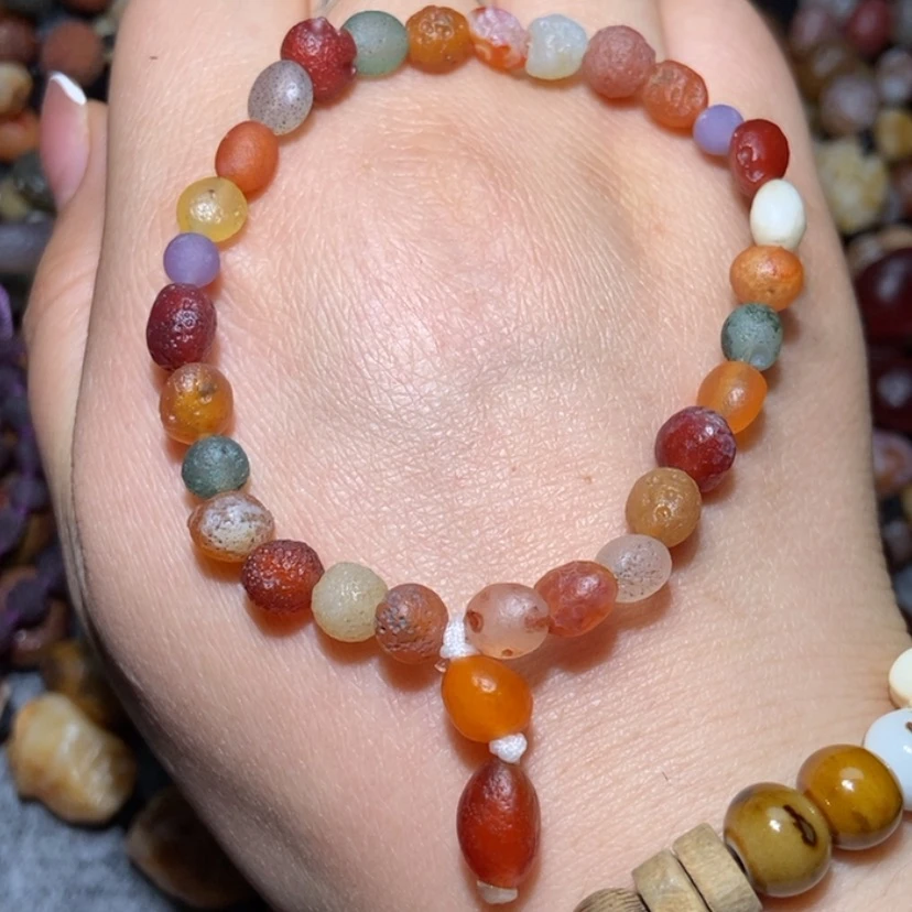 【闪购商品】玛瑙/玉髓项圈合金姜*