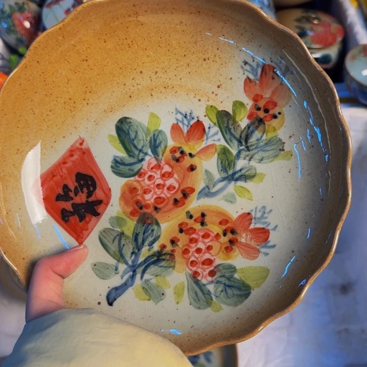 瓷片景德镇陶瓷手工手绘