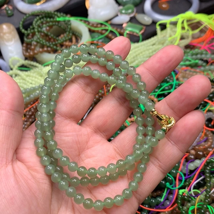 和田玉未镶嵌手链102