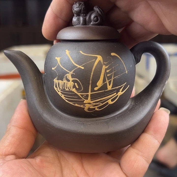 茶壶紫砂紫砂原矿11111