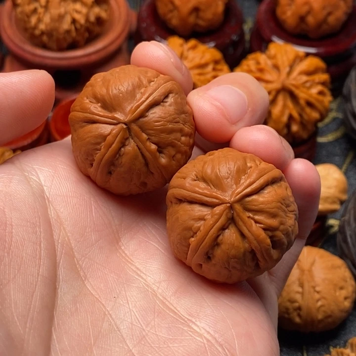 博***语吊坠文玩核桃四棱