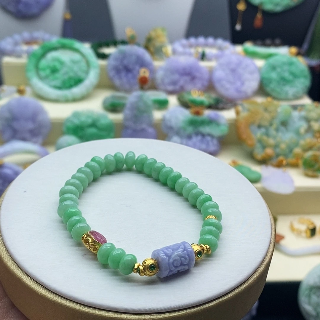 翡翠未镶嵌手串手串