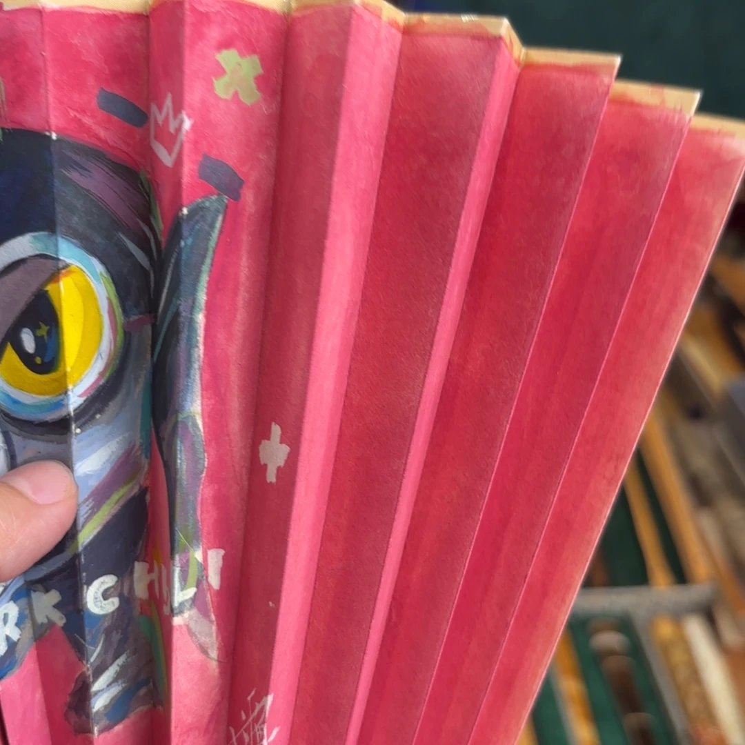 威***螂扇子扇子扇面扇面