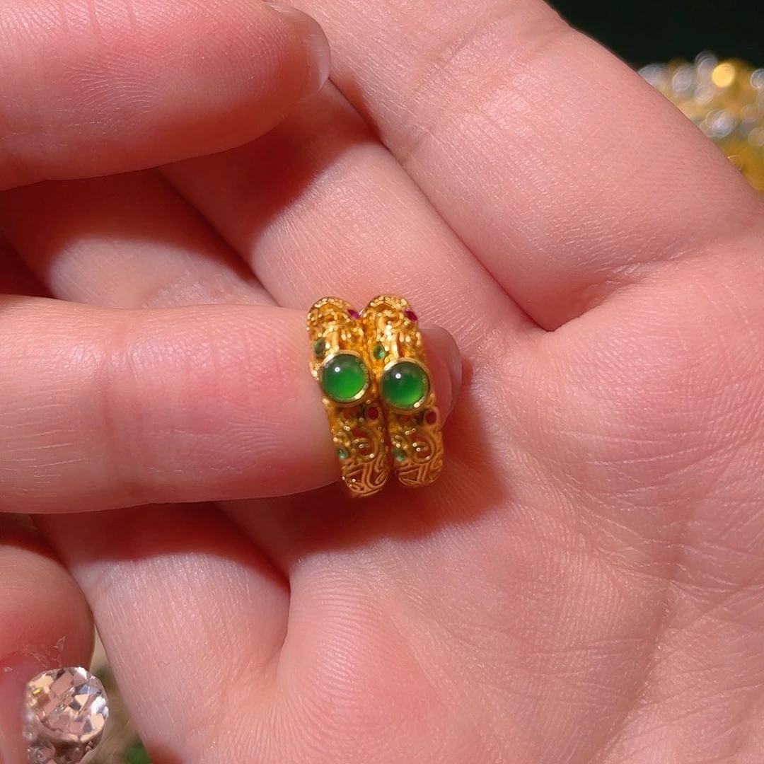 翡翠吊坠(不含链)银S925镶嵌