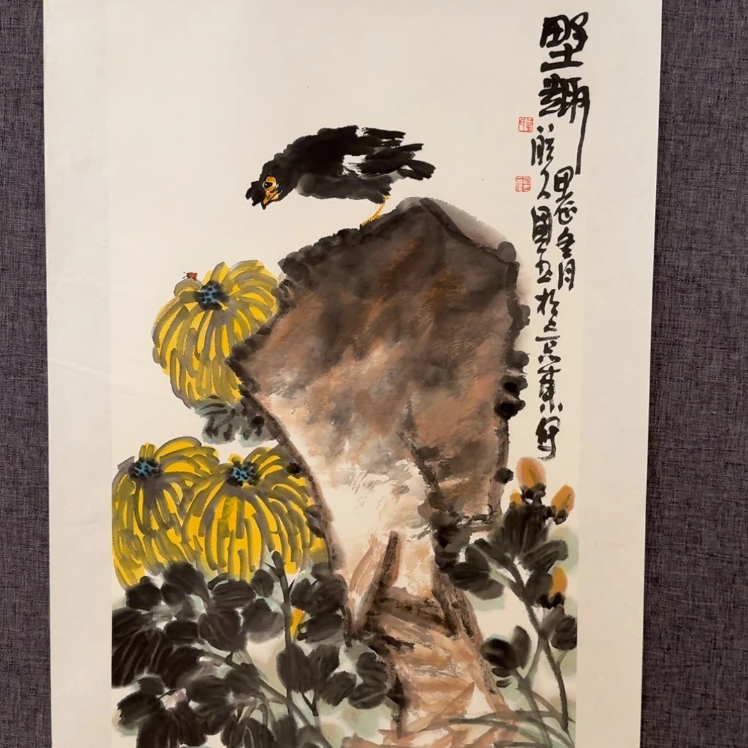 国画单老师作品画作