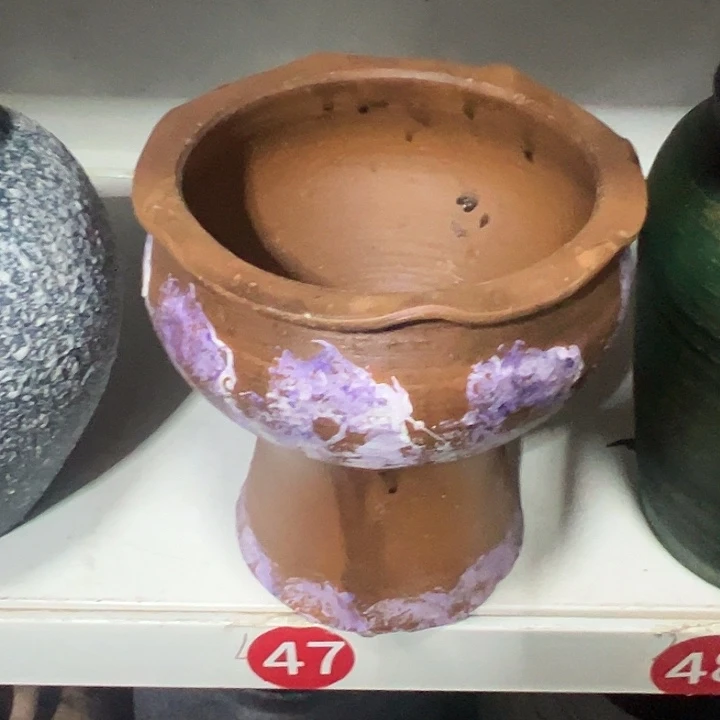 紫色火锅高20口18带孔