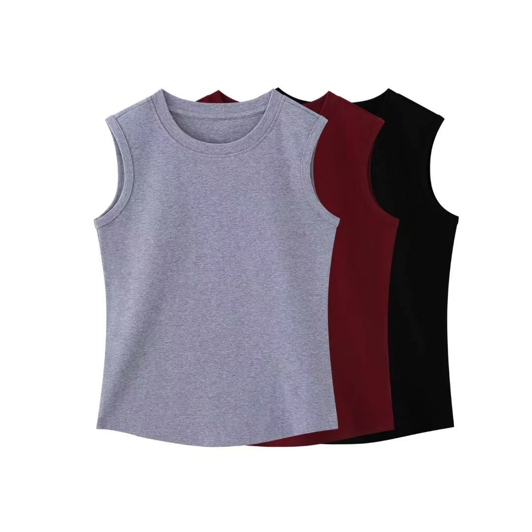 【馥程甄选】2025极简风背心修身吊带T恤修身型幂式穿搭美式-N237