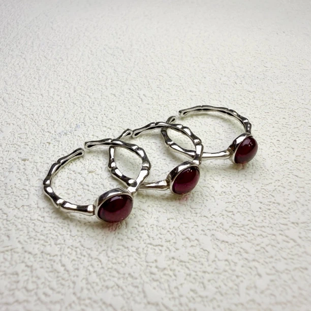 【小宝晶选】天然石榴石戒指 多样性发一件 709XBAX