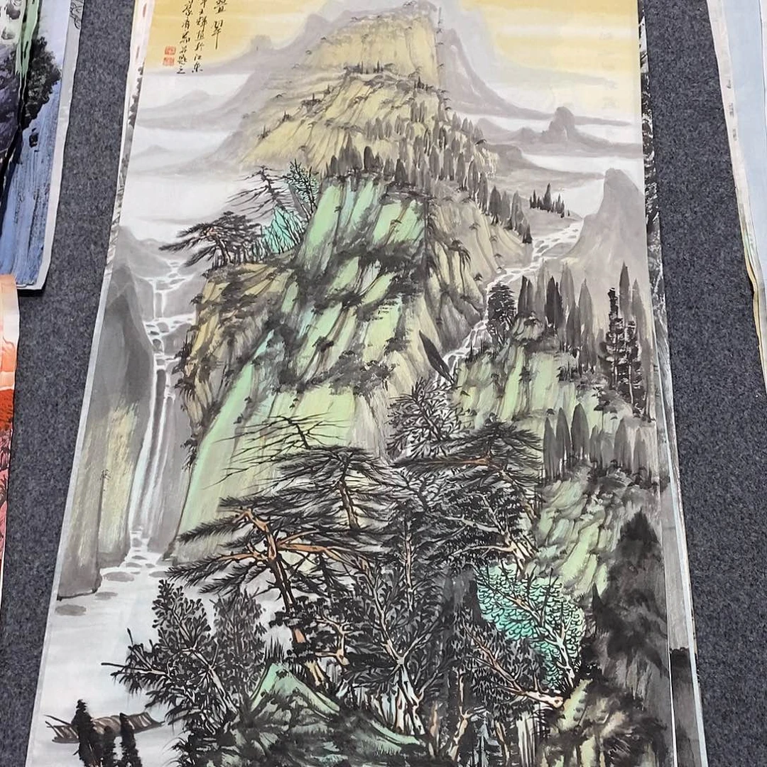 国画画画真的画画画
