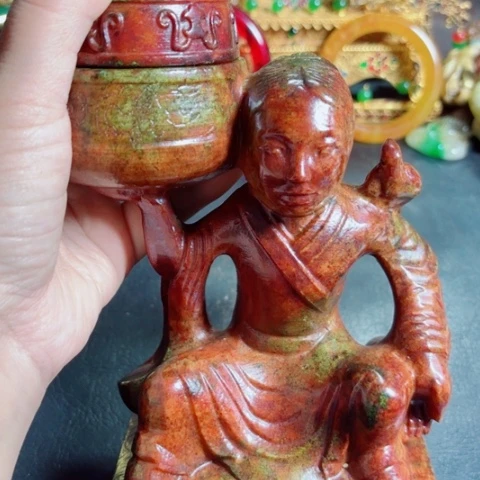 如***愿把件白玉菩提一个一个