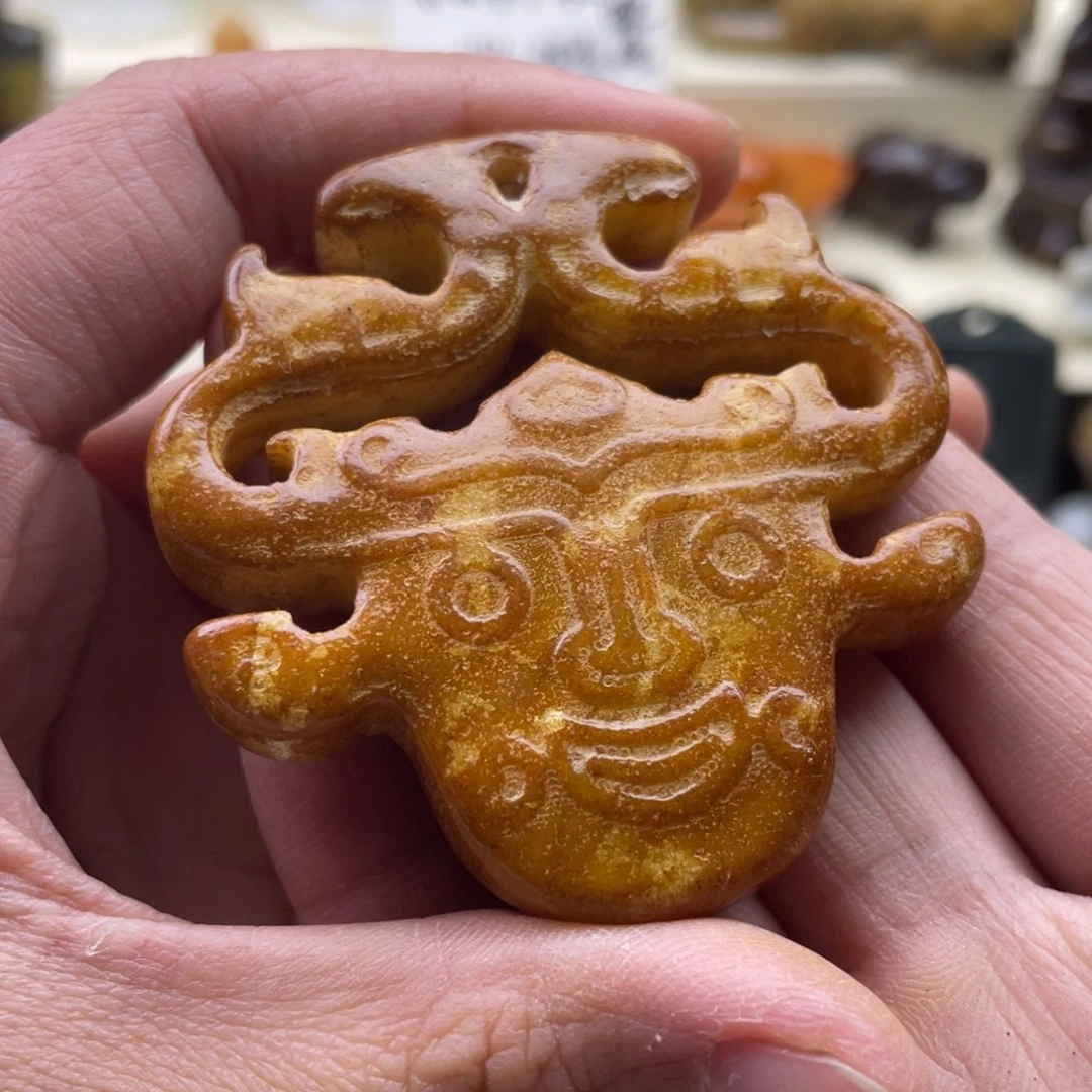 未镶嵌蛇纹石玉颈饰155