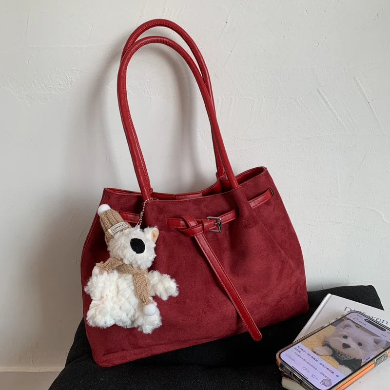 韩国小众手提菜篮子包包女时尚休闲大容量托特包通勤单肩腋下包