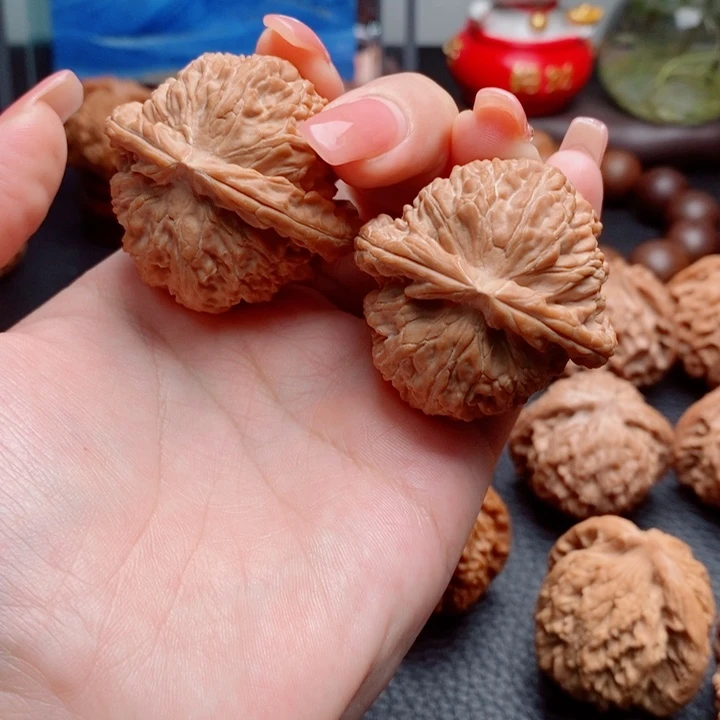 把件文玩核桃白狮子42