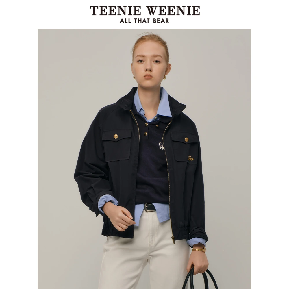 【达人专属】TeenieWeenie小熊2024复古老钱风外套女TTJJ248T07N
