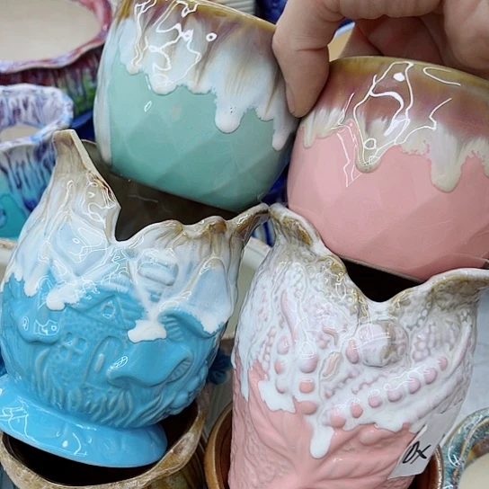 多肉绿植陶瓷花盆