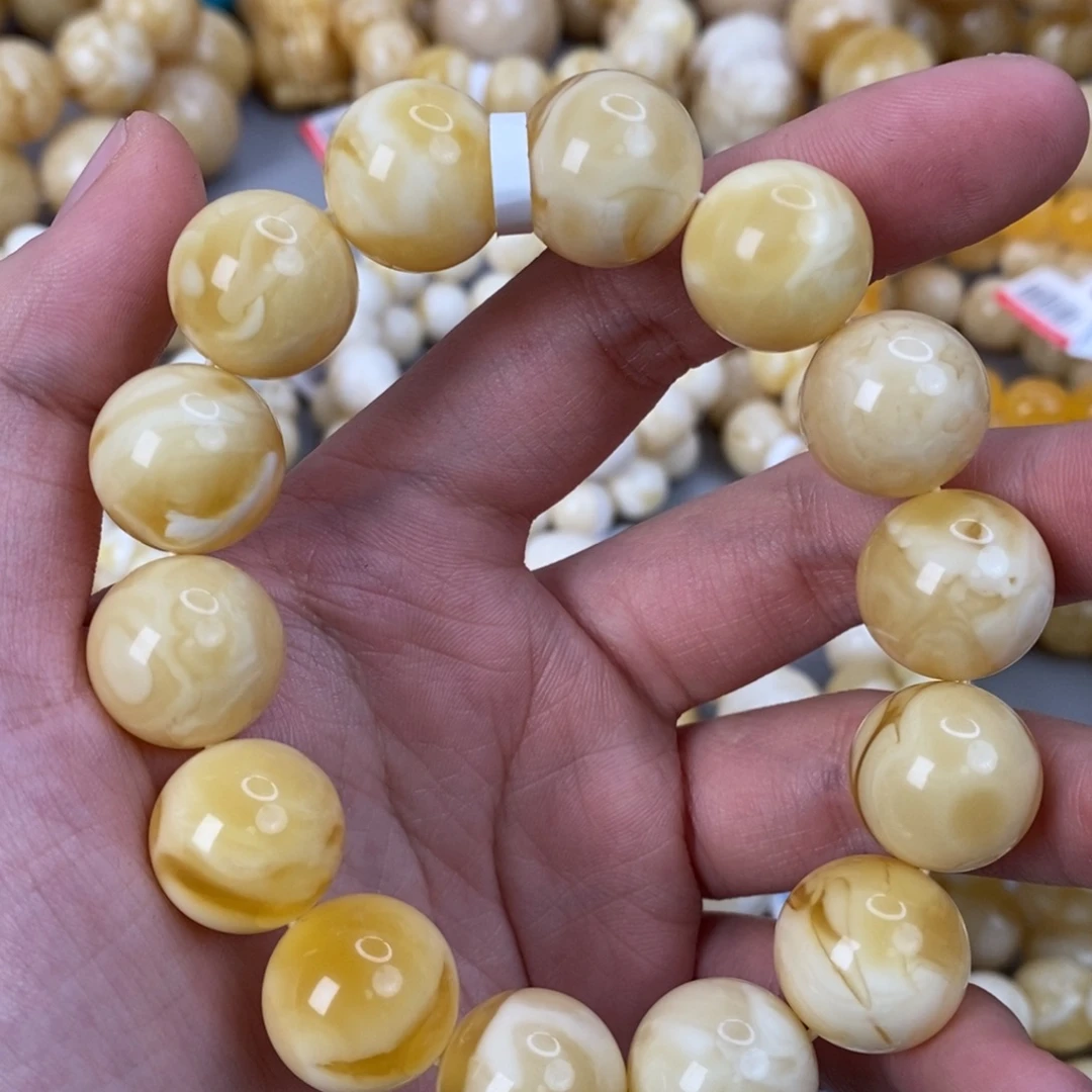 蜜蜡未镶嵌珠宝奇石16mm