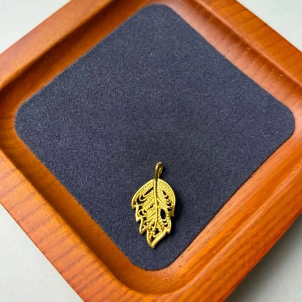 足金999花丝金叶子WH1103