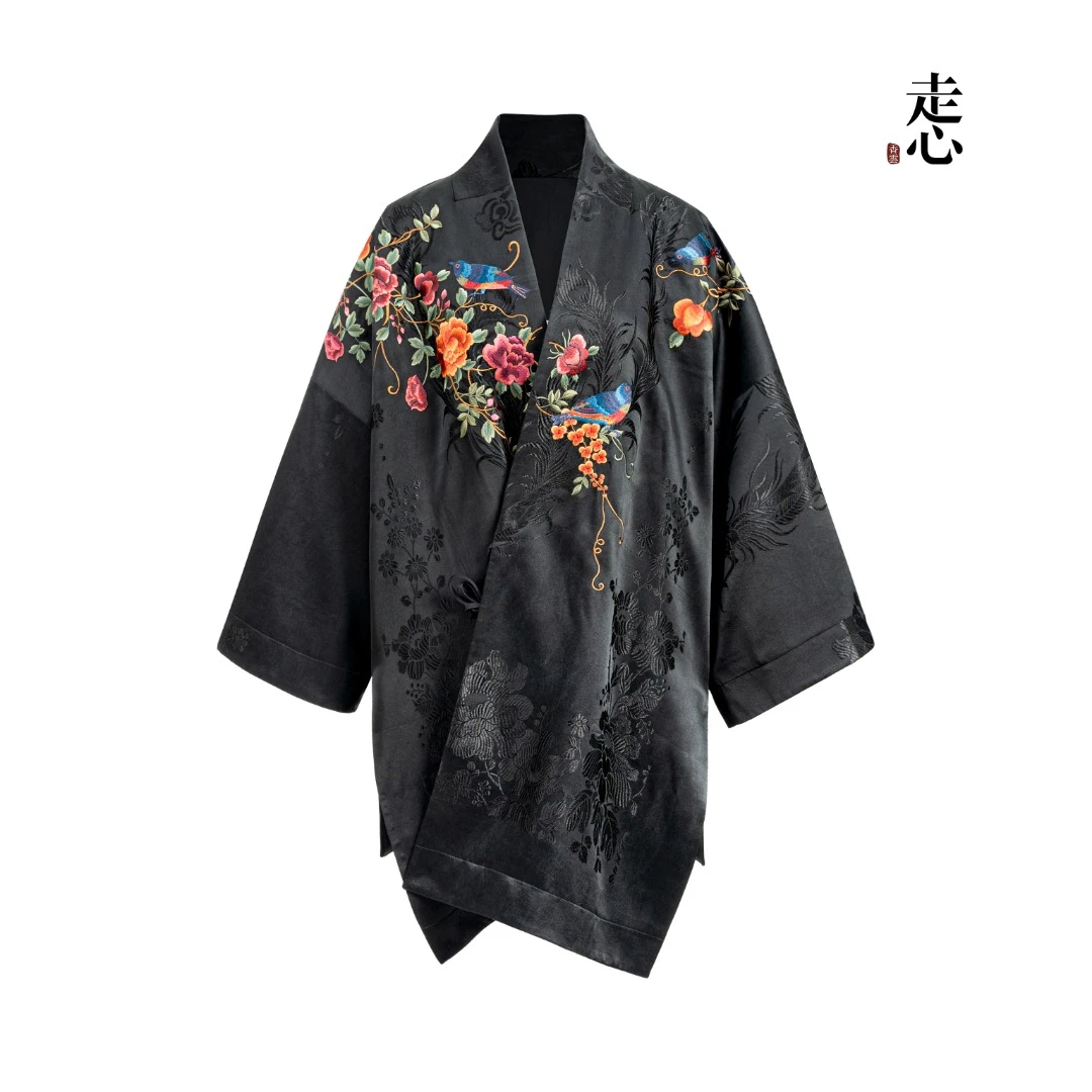 【香云走心】走心非遗喜鹊牡丹系列走秀高定 袈裟24ZWT3996