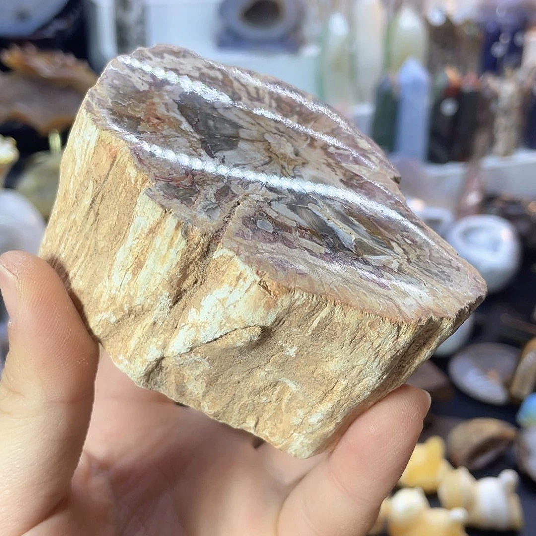 水晶粉晶摆件未镶嵌点**王