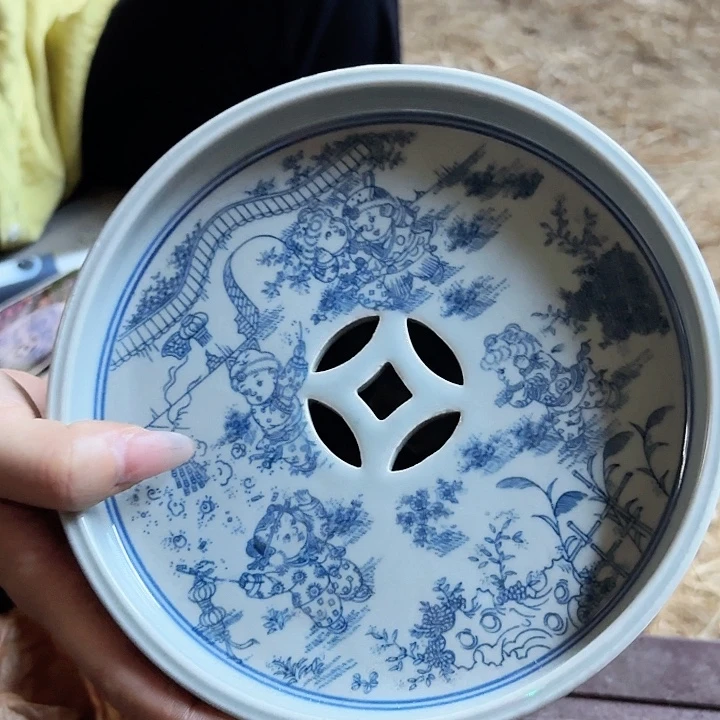 摆件景德镇高温陶瓷童子闹元宵