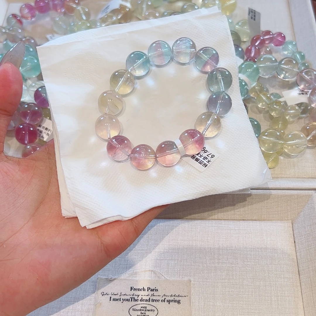 麻***锅水晶手链未镶嵌48小时鉴赏