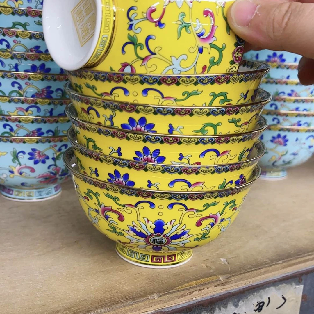 【闪购商品】珐琅4.5英寸6黄。。。。