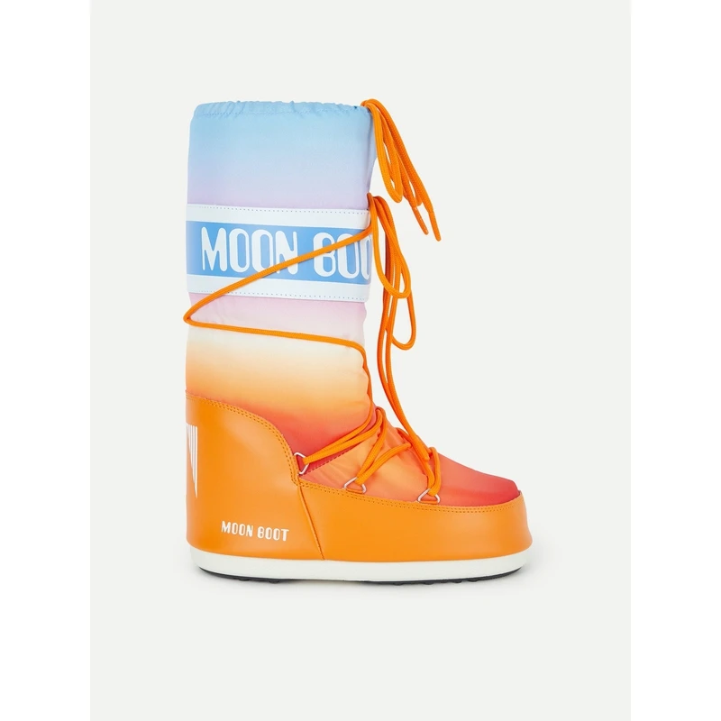 [折扣]Moon Boot 秋冬女软壳面料 PVC 高筒雪地靴