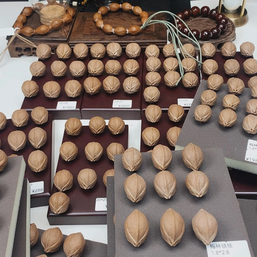 橄榄核手串/手链梅林铁核20×29三通加鬼脸