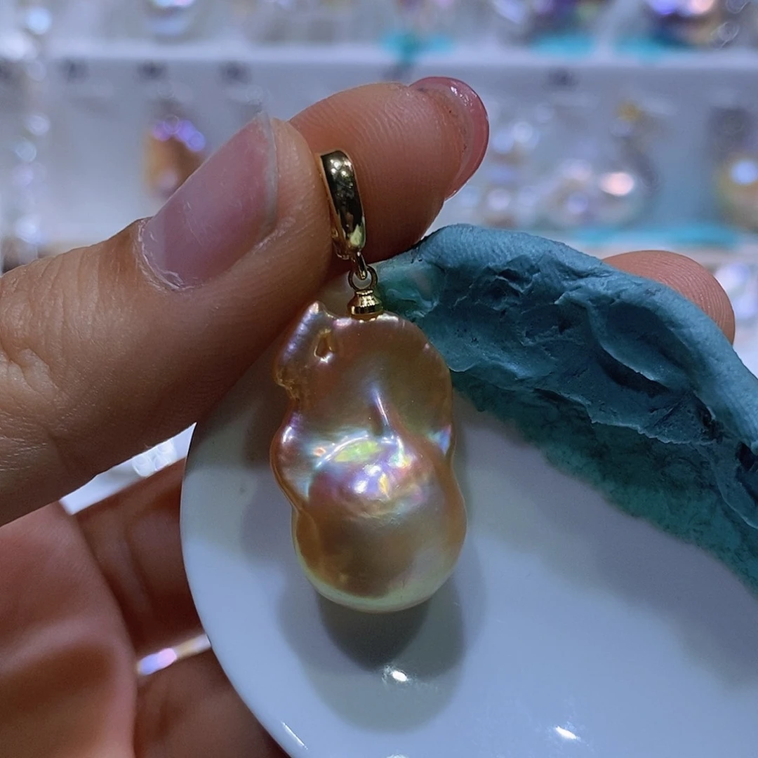 未镶嵌淡水珍珠吊坠