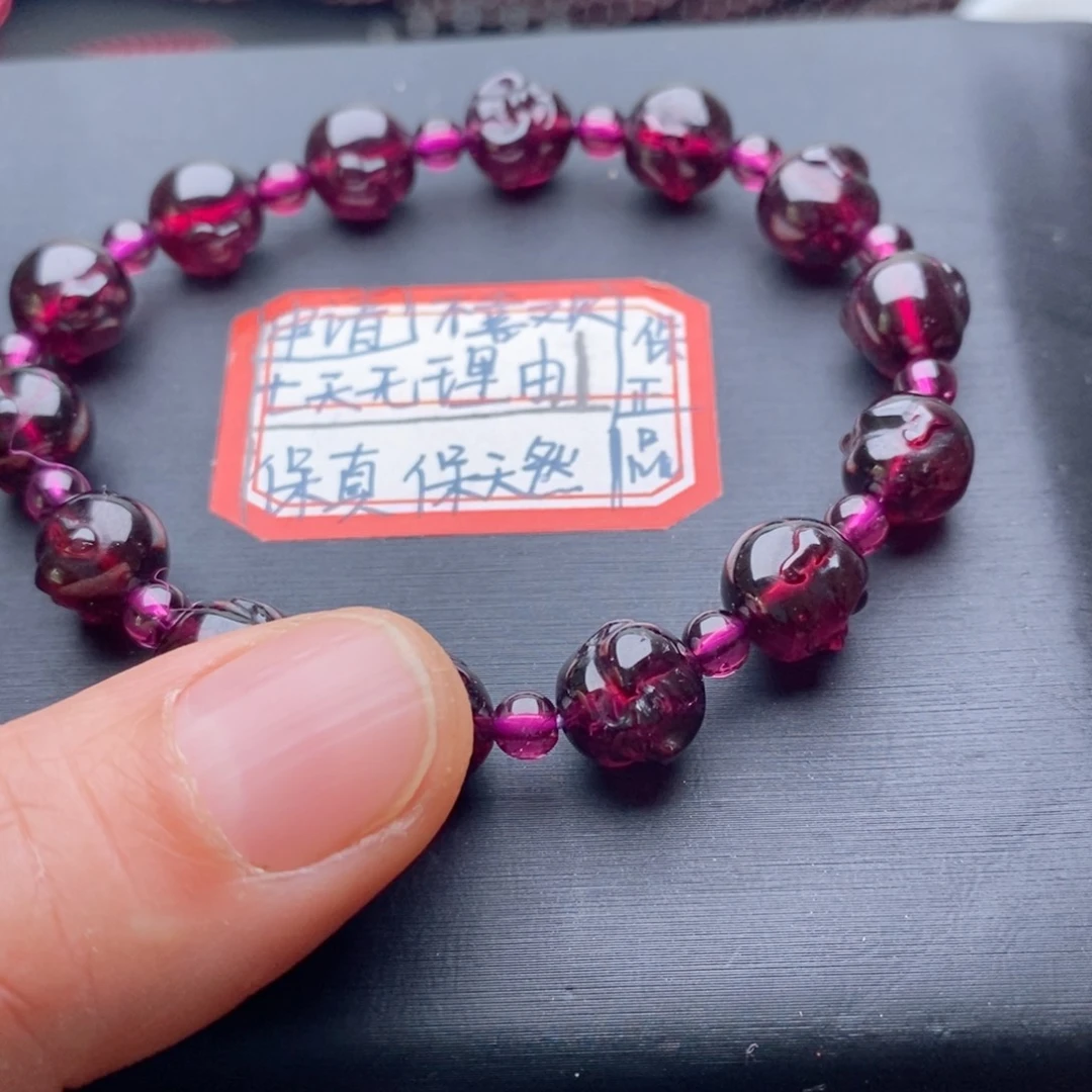 石榴石未镶嵌手链