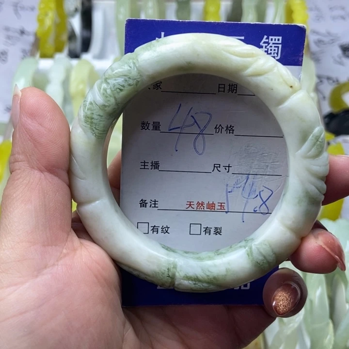 蛇纹石玉未镶嵌戒指